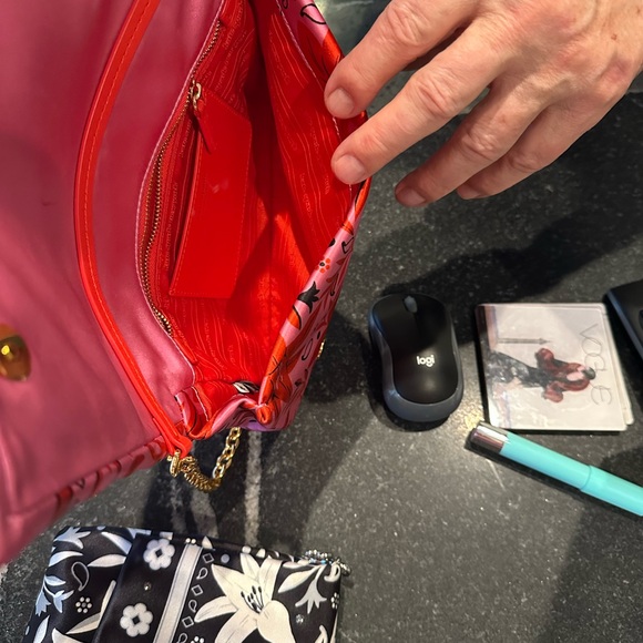 Kate Spade Vibrant Pink and Red Floral Clutch - Picture 3 of 3